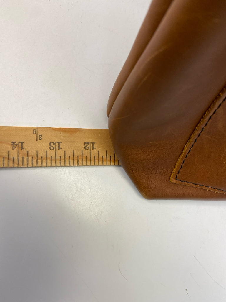 Portland Leather Goods Brown Leather Handbag