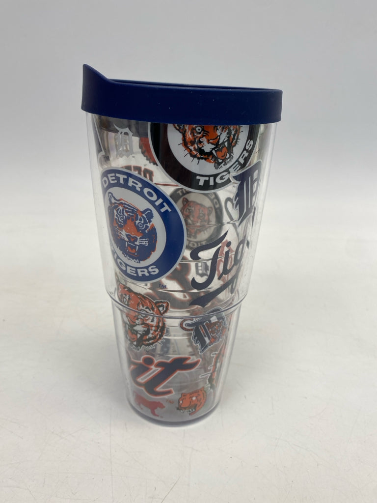 Tervis Clear Navy Tiger Tumbler