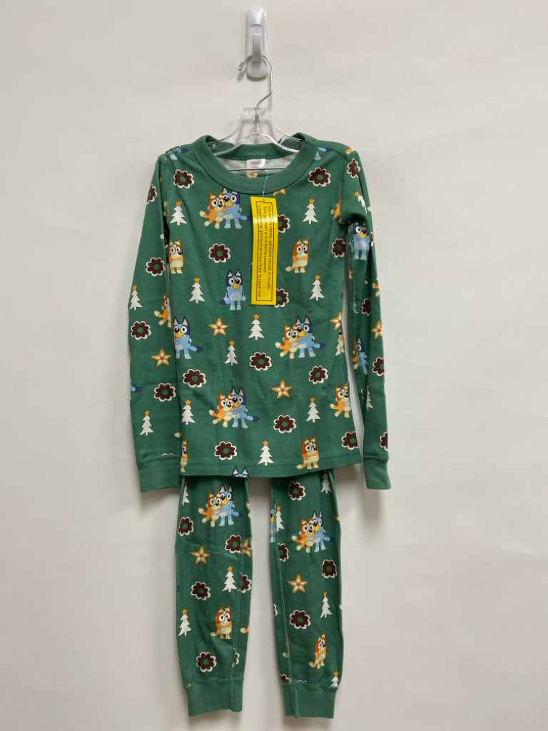 NWT hanna Andersson SIZE 8 Green Brown/White Girl&