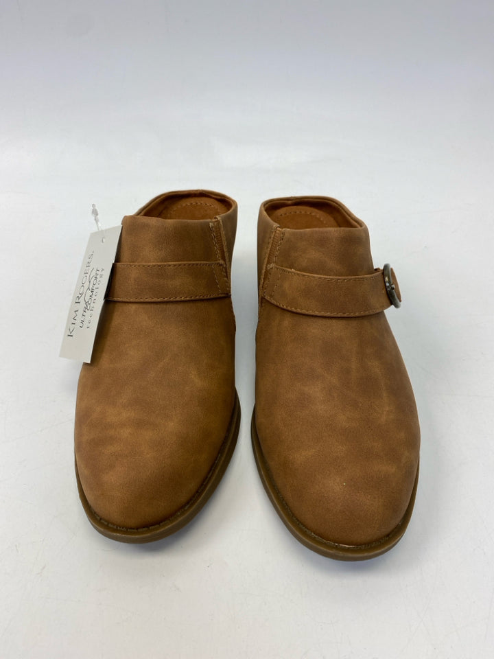 NWT Kim Rogers  Size 8 Brown Clogs