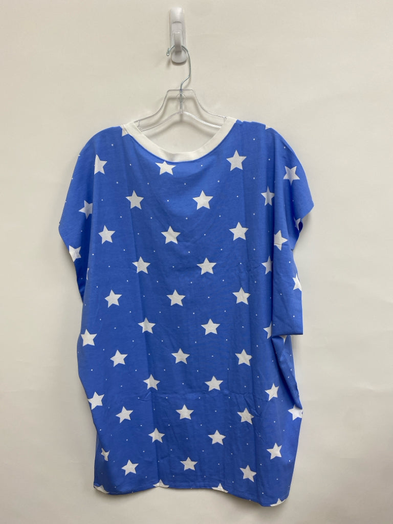 NWT Beaufort Bonnet Co. Size S Blue White Stars Ladies Coverup