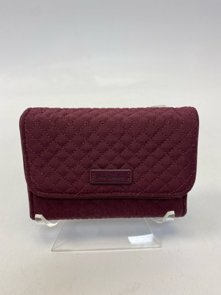 Vera Bradley Burgundy Quilted Wallet