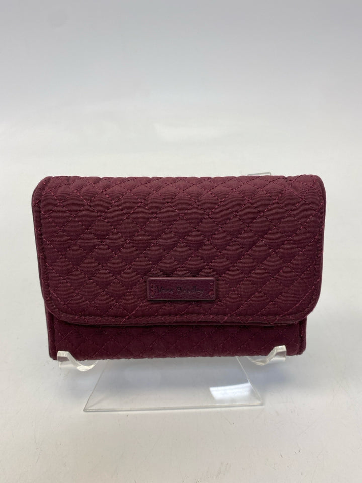 Vera Bradley Burgundy Quilted Wallet