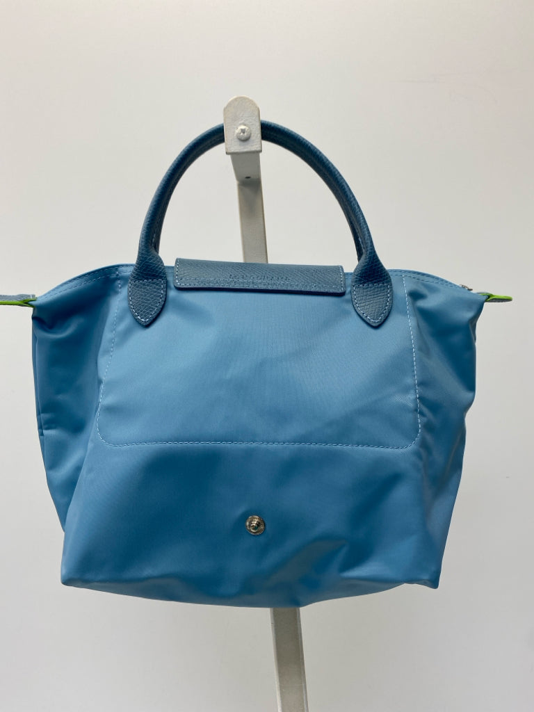 Longchamp Turquoise Nylon Tote Bag