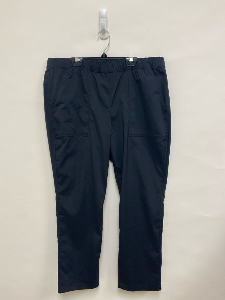 Eddie Bauer Size L Black Pull-on Athletic Pants
