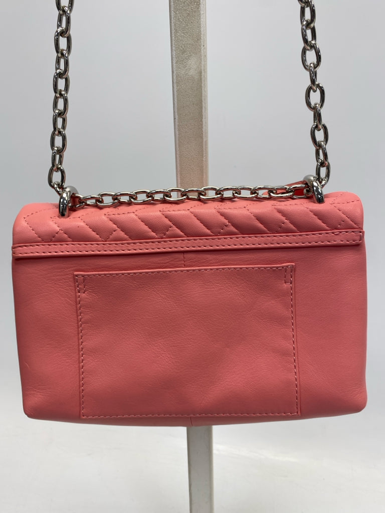 Radley Coral Quilted Leather Handbag