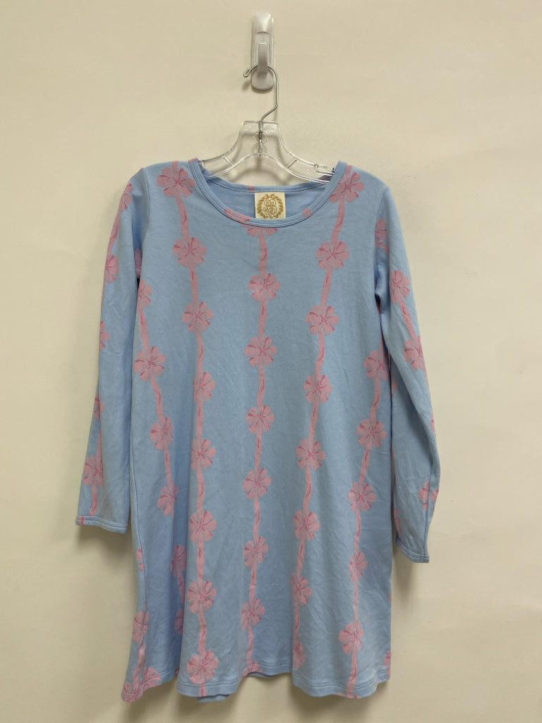 Beaufort Bonnet Co. SIZE 14 Powder Blue Pink Ribbons Long Sleeve Girl&