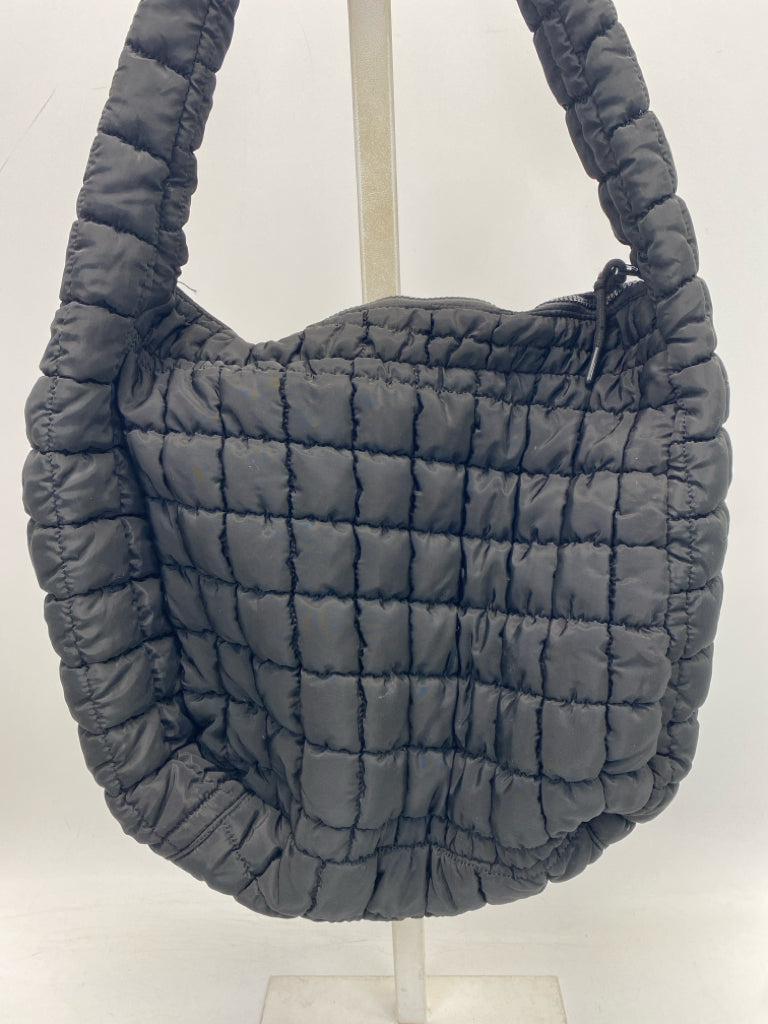 KATYDID Black Puffer Handbag
