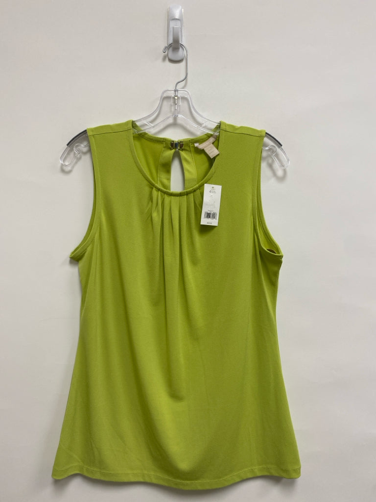 NWT Banana Republic Size M Lime Green Sleeveless Ladies Top