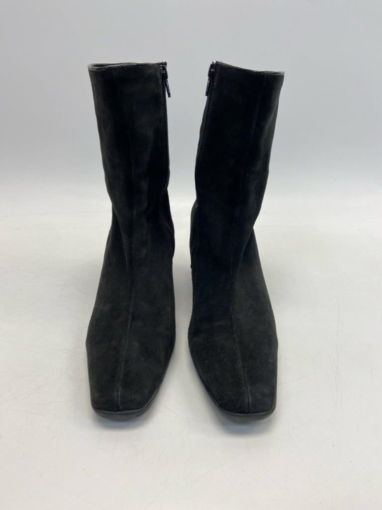 US Shoe Size 10 Black Side Zipper Boots