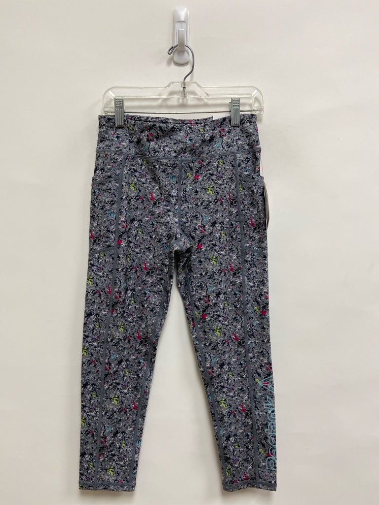 NWT Reebok SIZE 10/12 Gray/Blk Multi Color Speckle Girl&