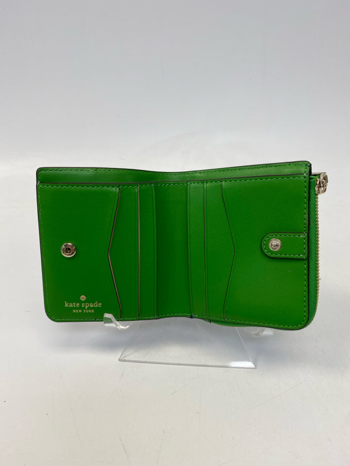 Kate Spade Cream/Navy Green Wallet