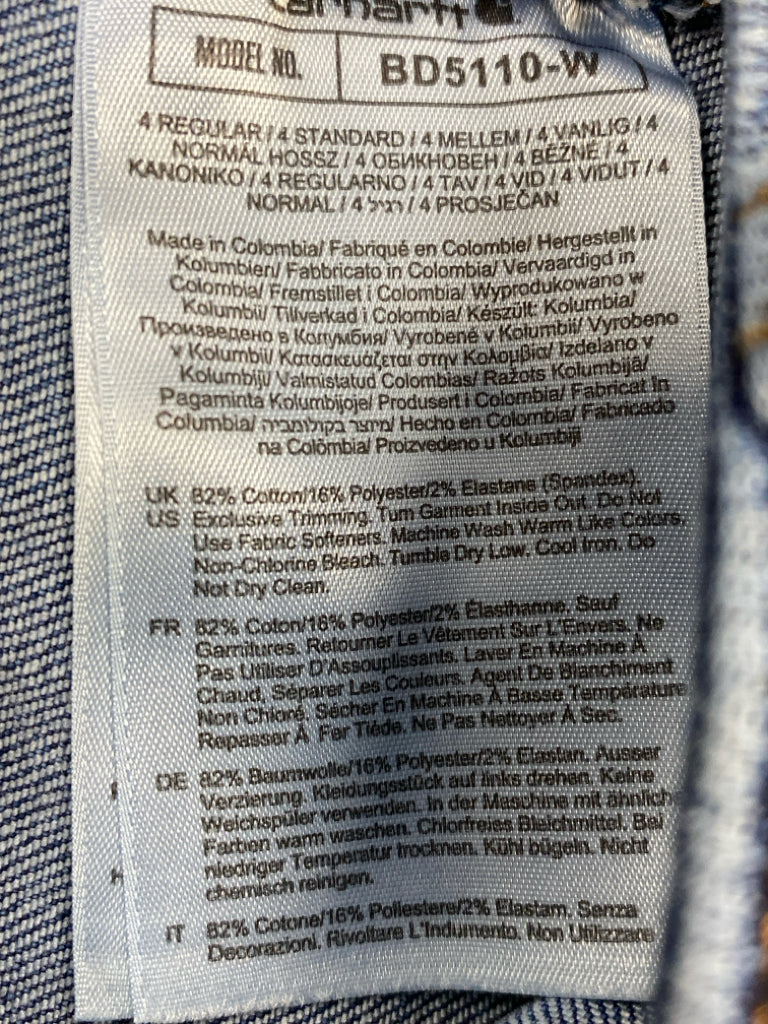 Carhartt Size 4 Blue Trimmed Ladies Jeans
