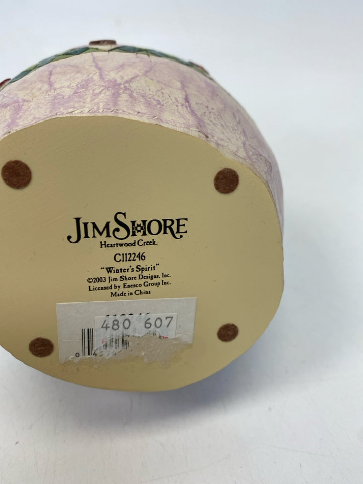 Jim Shore White Blue/Multi Winter