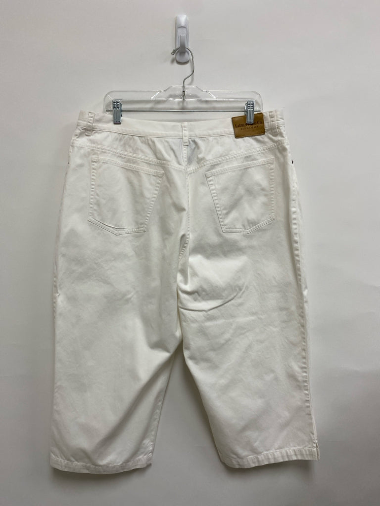 Ralph Lauren  SIZE  18W White Plus Size Pants