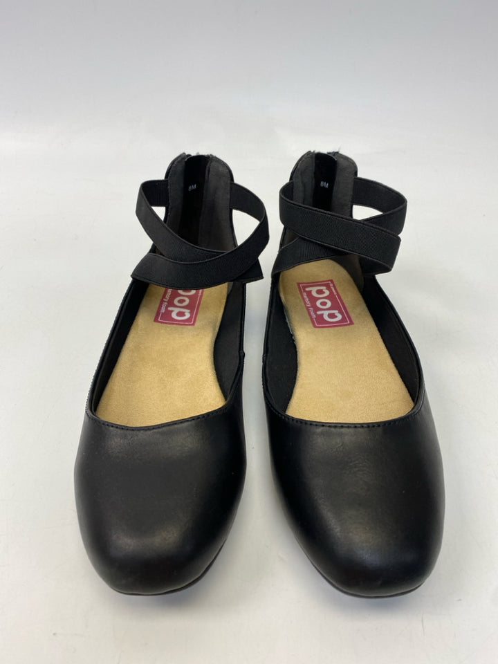 Size 8 Black Flats