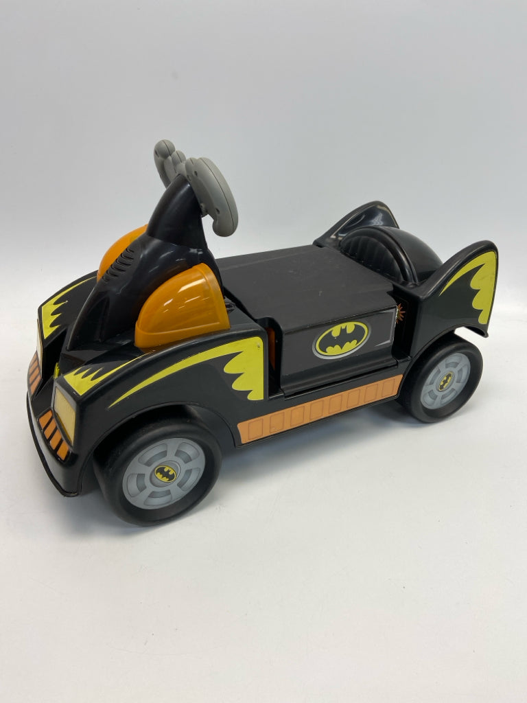 Fisher Price Black Yellow/Gray Batman Ride On Toy