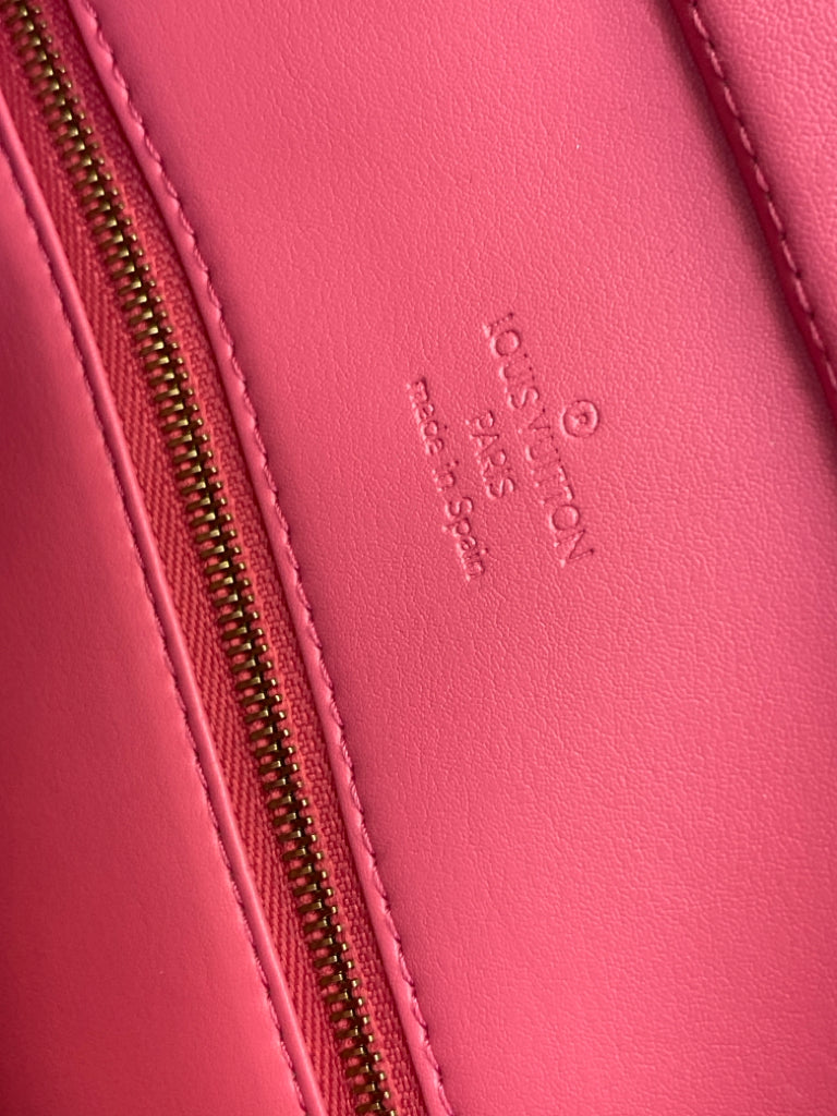 Louis Vuitton Pink Monogram Vernis Patent Tote LM1015