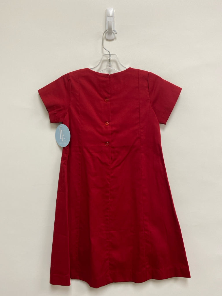 NWT Little English SIZE 8 Red Short Sleeve Girl&