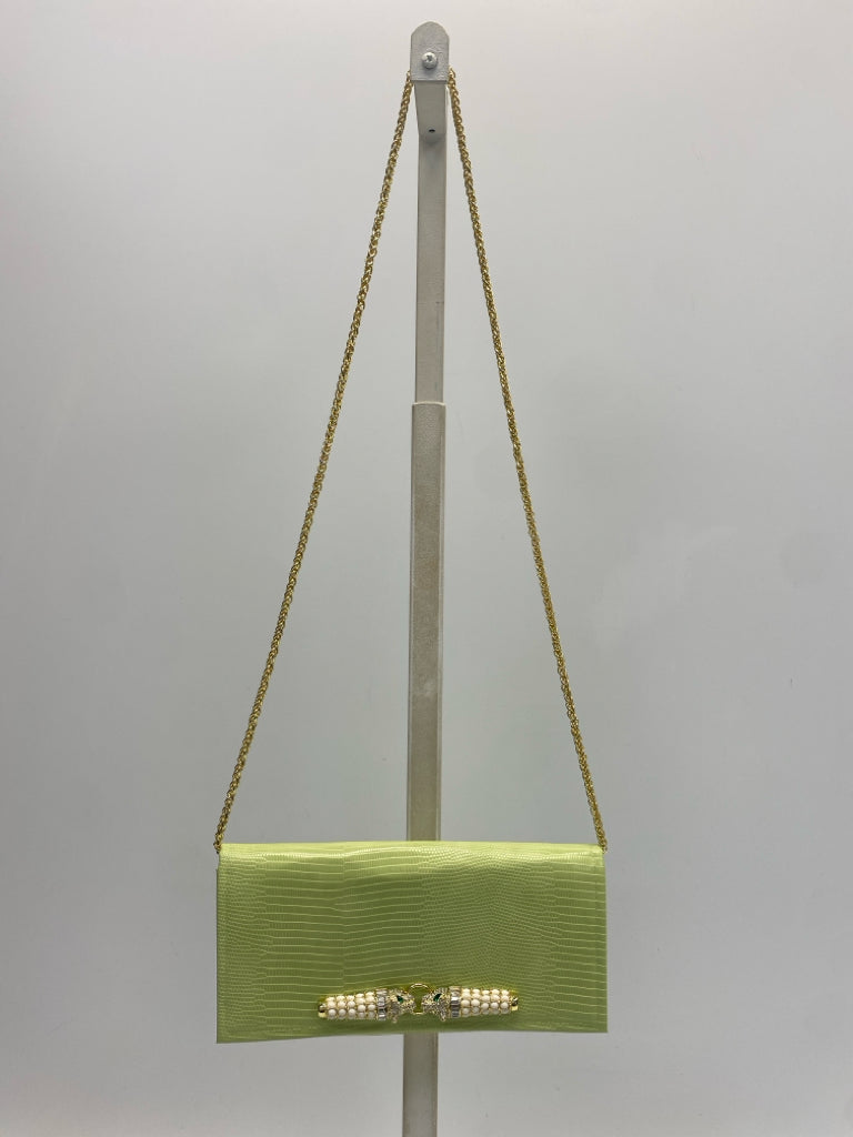 Garland Lime Green Rhinestone(s) Handbag