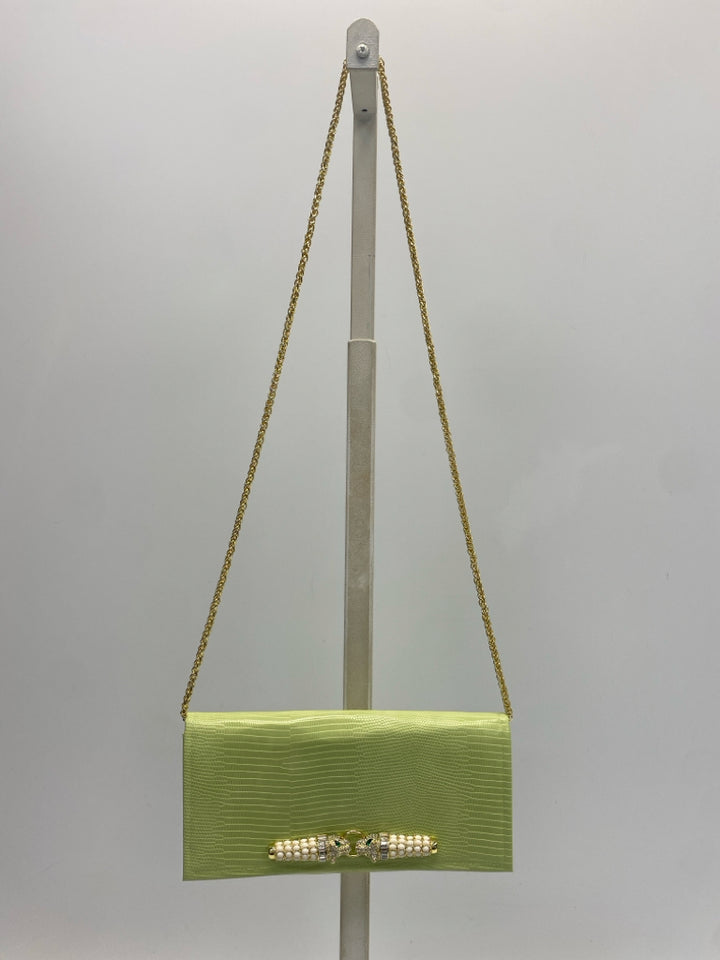 Garland Lime Green Rhinestone(s) Handbag