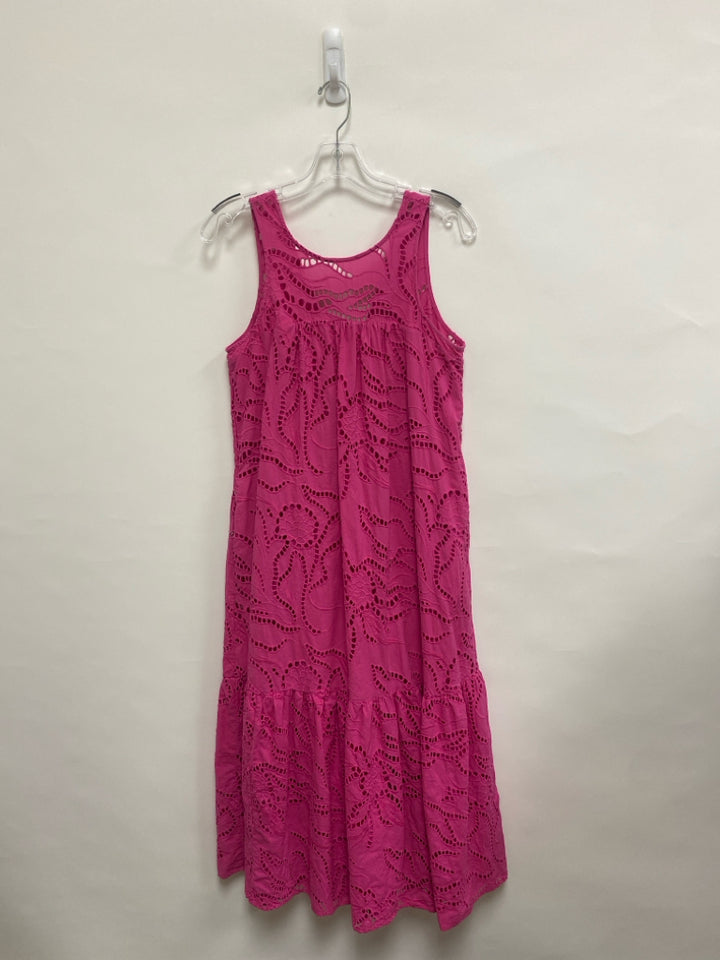 Maeve Size SP Pink Flowers Sleeveless Petite Dress