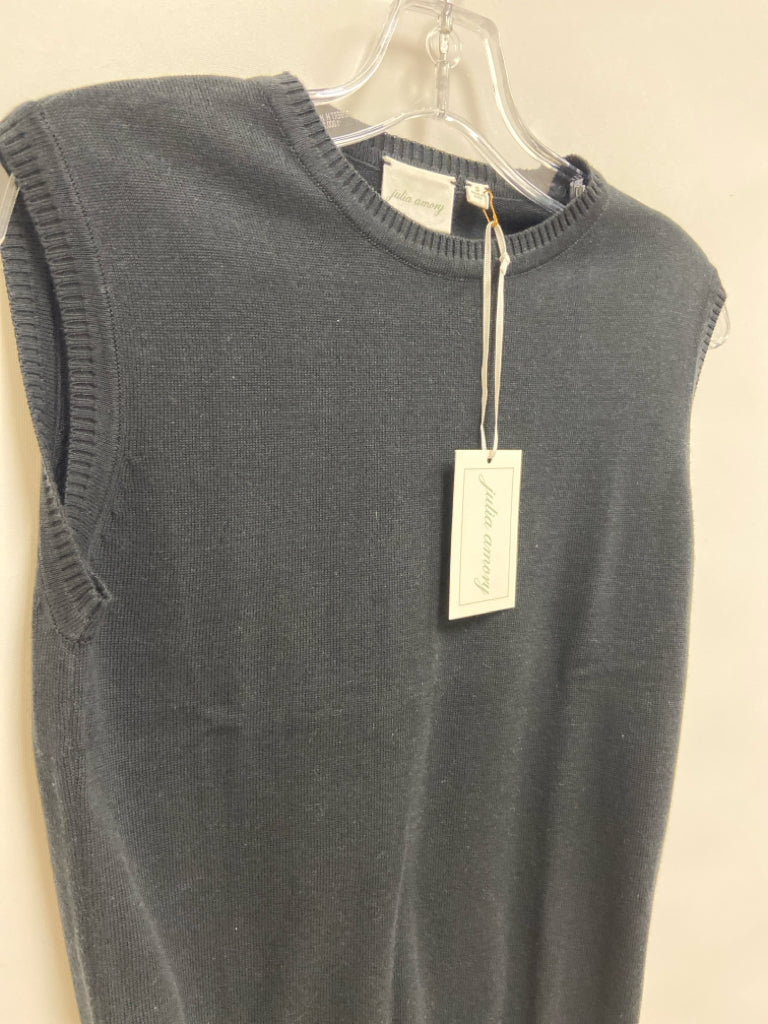 NWT Size S Black Ladies Sweater Vest