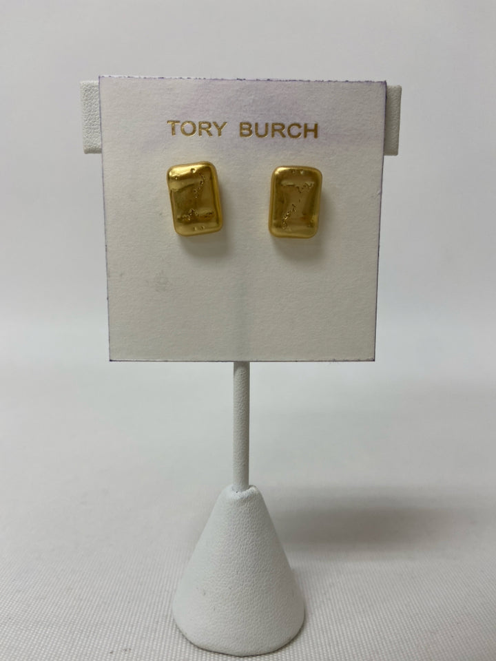 Tory Burch Gold Color Rectangle(s) Earrings