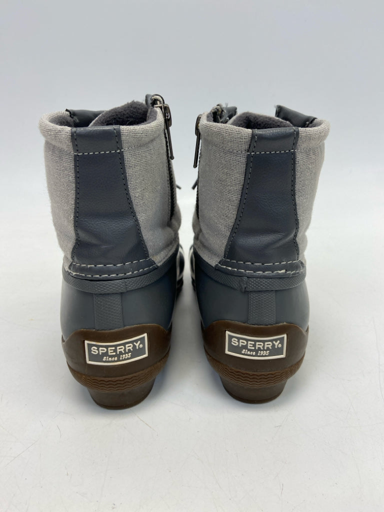 Sperry US Shoe Size 6 Gray Lace-up Boots