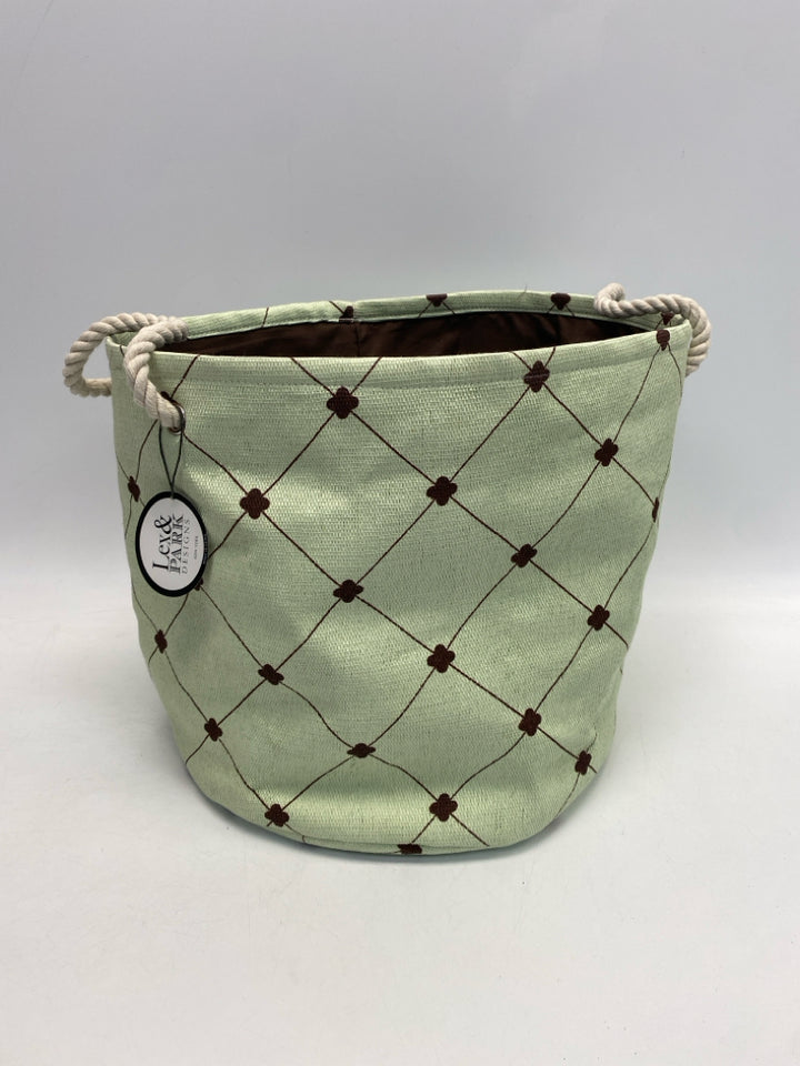 Sage Brown Print Fabric Misc. Home Item