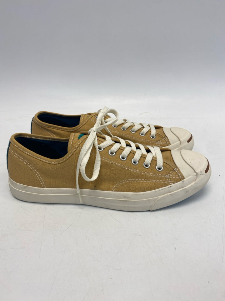 Converse US Shoe Size 11.5 Gold Lace-up Sneakers