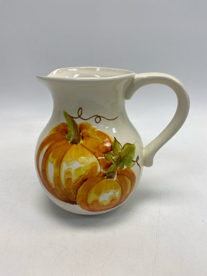 Cream Orange Pumpkin Fall