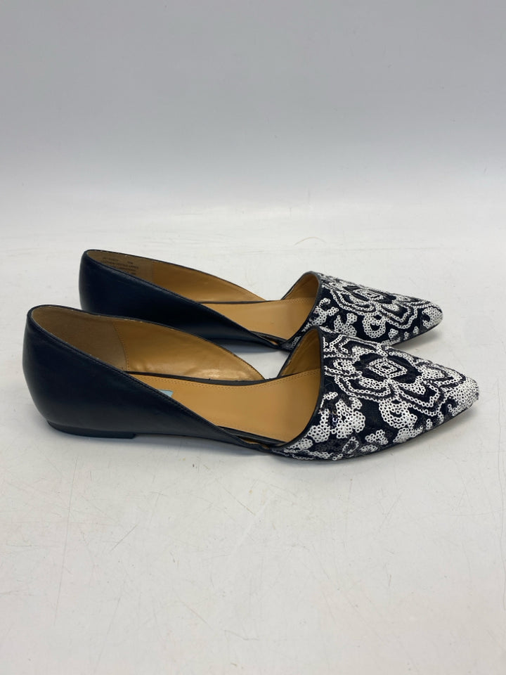 Cynthia Rowley US Shoe Size 10 Blk/Wht Flats