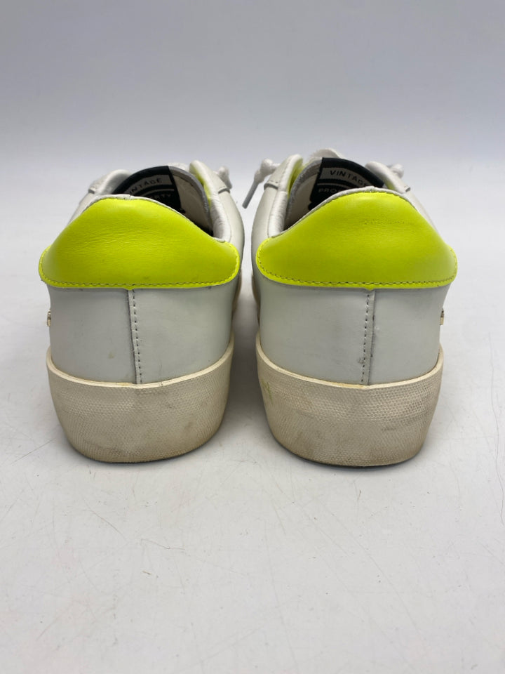 Vintage Havana US Shoe Size 9 White Silver Glitter Sneakers
