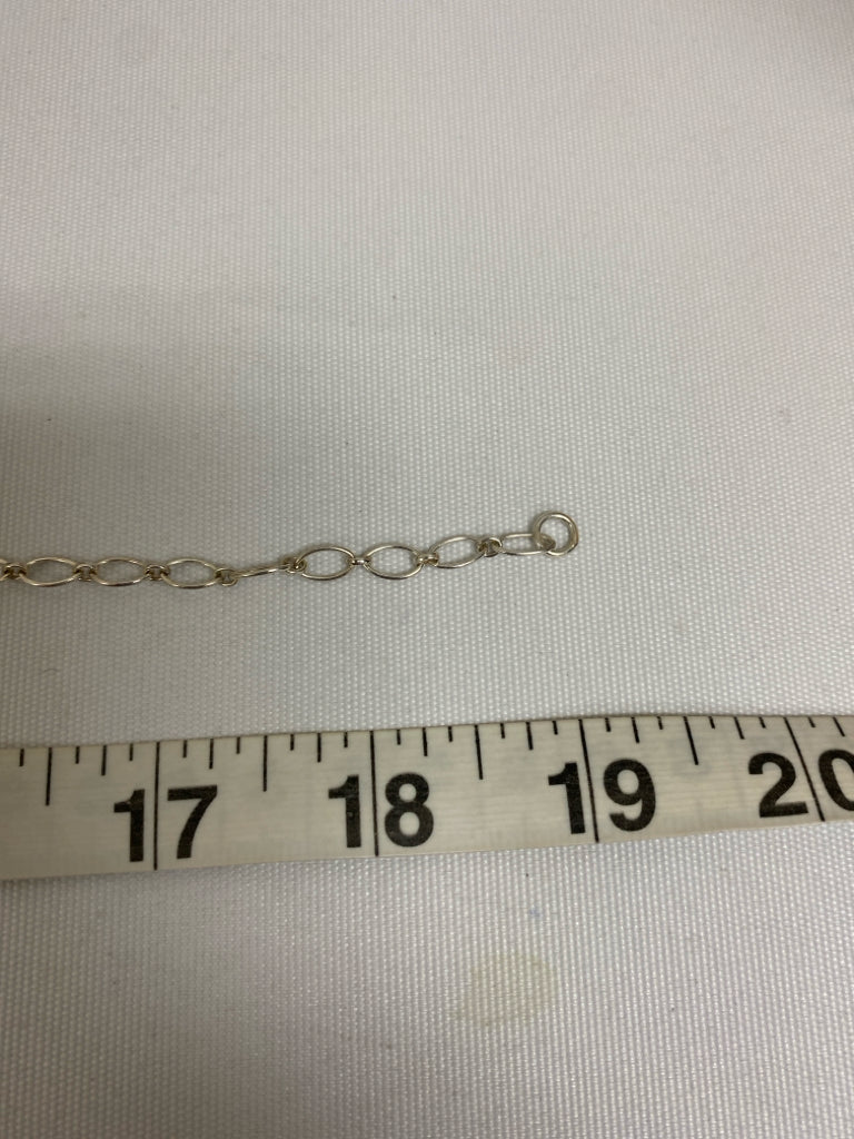 NEW/BOX Silver Brass Necklace