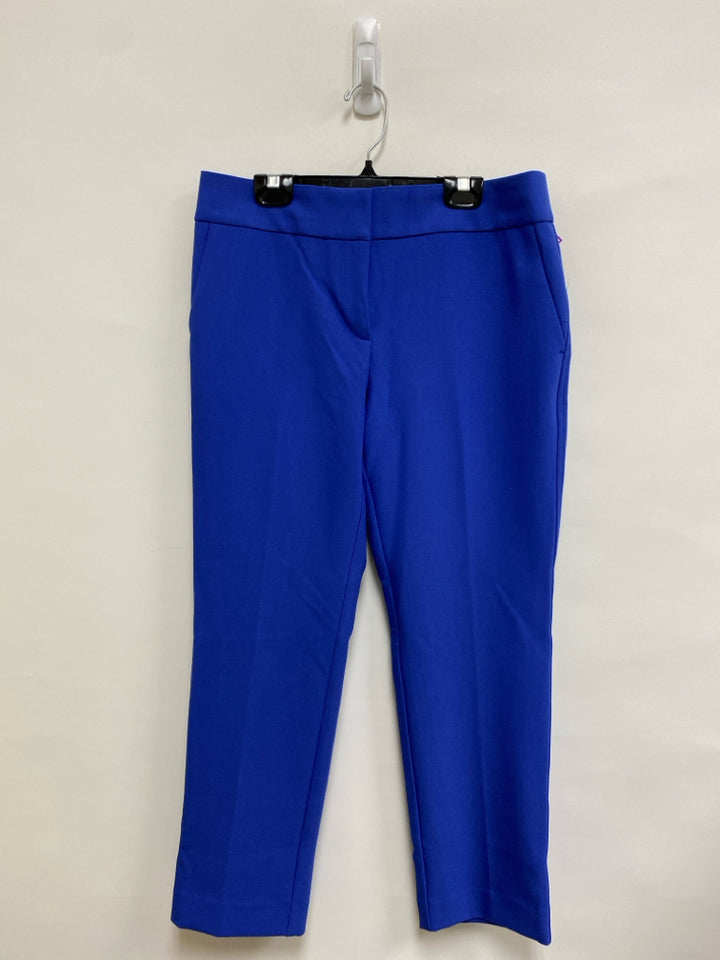 NWT LOFT Size 4P Blue Cropped Petite Pants