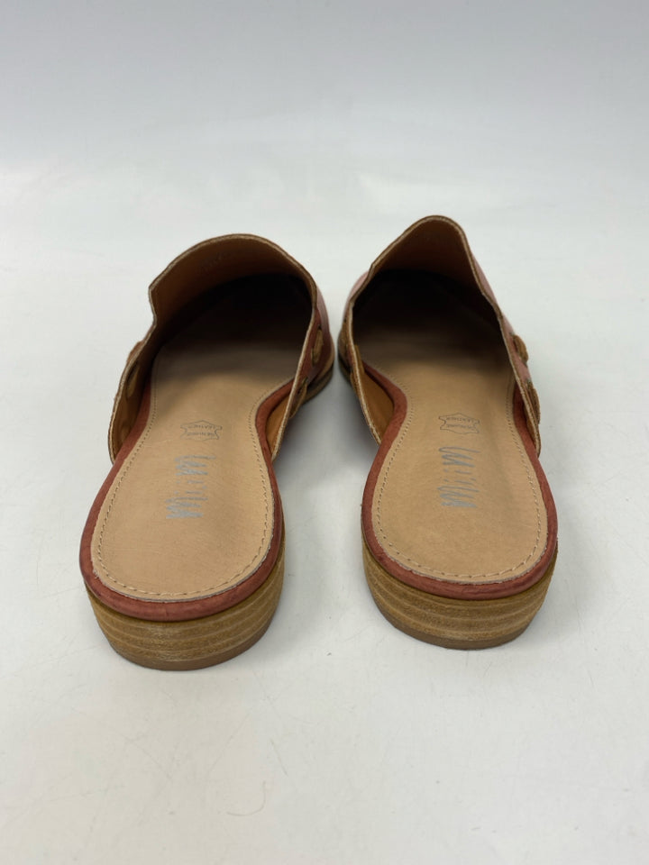 Size 7 Dark Salmon Mules