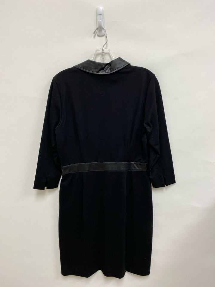 Talbots Size 10P Black 3/4 Sleeve Petite Dress