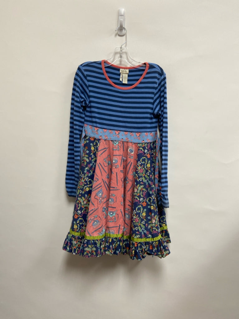 Matilda Jane SIZE 10 Blue Coral/Multi Assorted Print Girl&