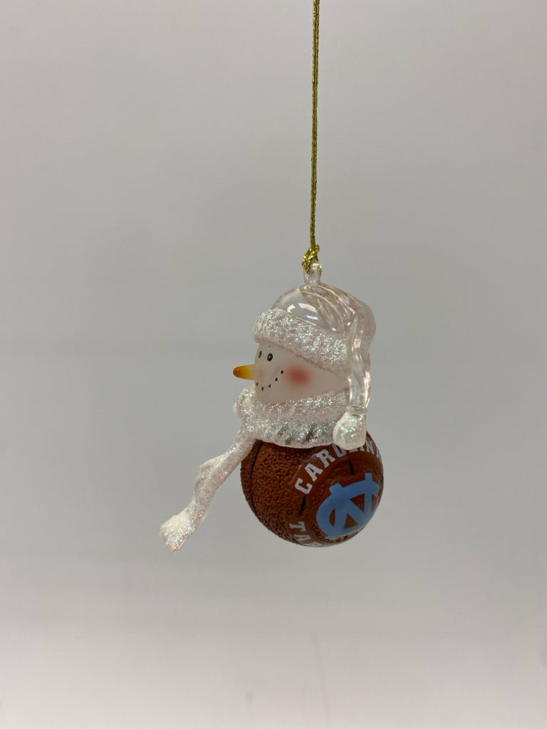 White Blue/Brown UNC Ornaments