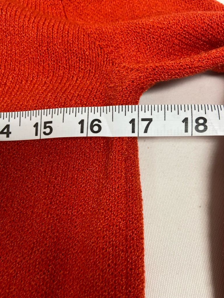 ST. JOHN Size S Orange Cardigan Ladies Sweater