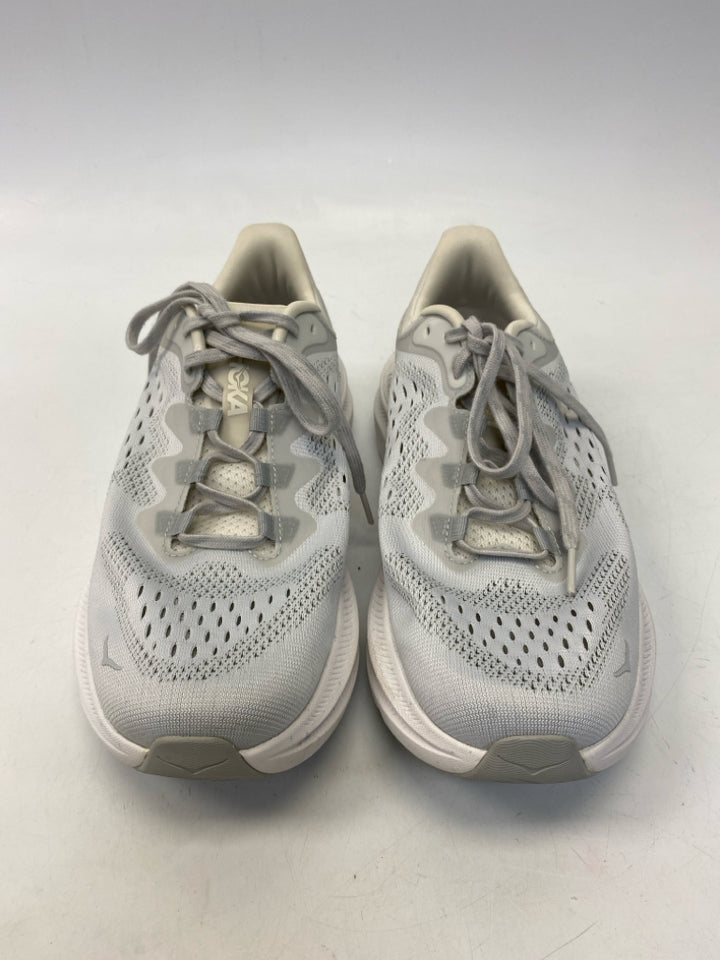 Hoka US Shoe Size 10 Pale Blue Lace-up Sneakers