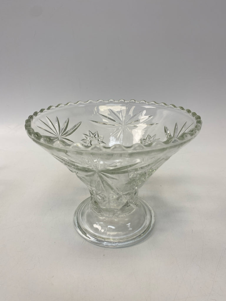 Clear Stars Glass Vase