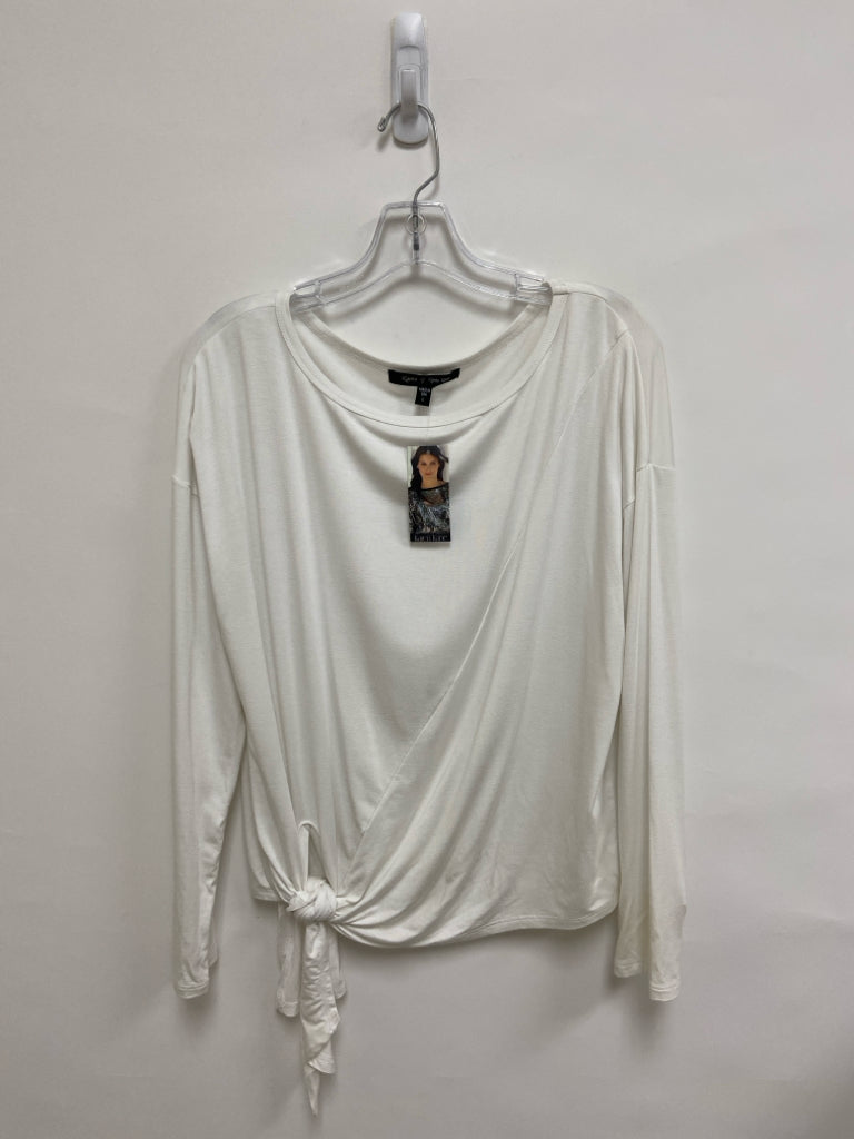 NWT Karen Kane Size L White Long Sleeve Ladies Top