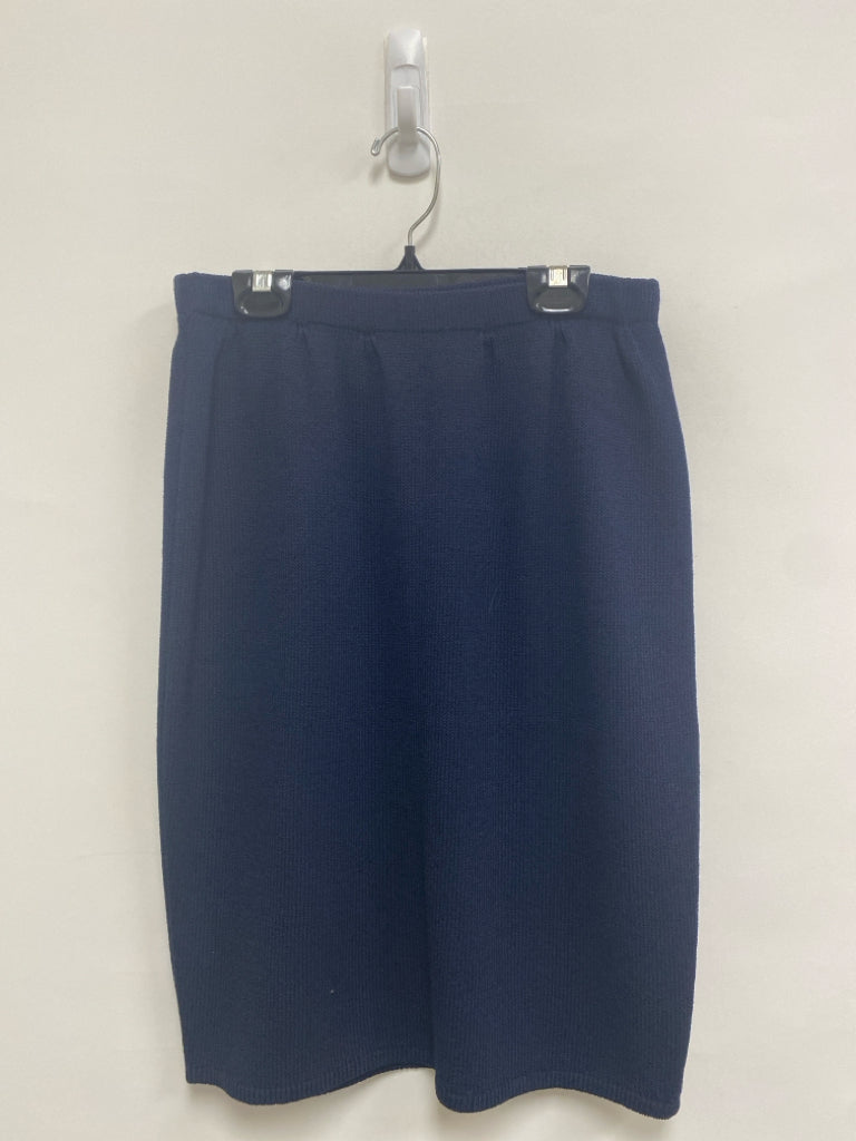 ST. JOHN Size 8 Navy Ladies Skirt