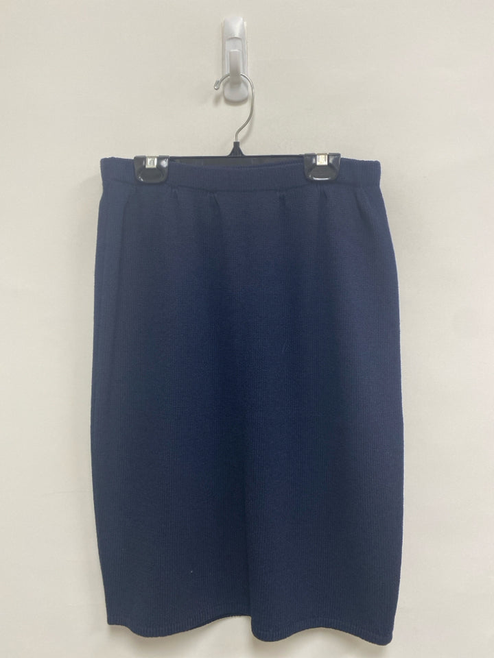 ST. JOHN Size 8 Navy Ladies Skirt