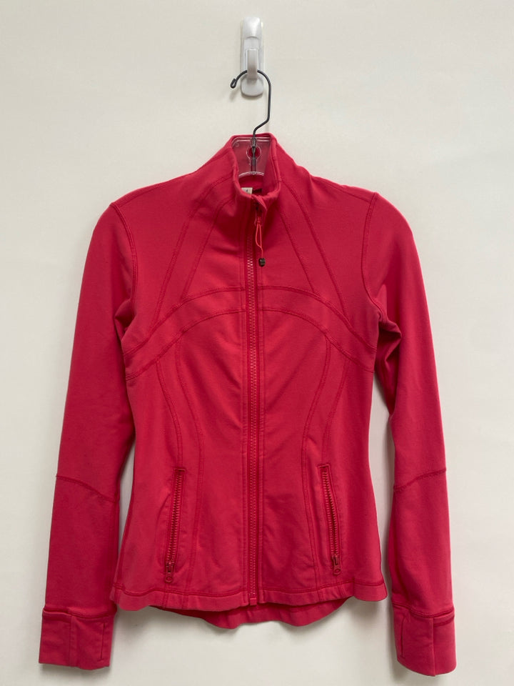 Lululemon Size 4 Pink Zip Down Athletic Jacket