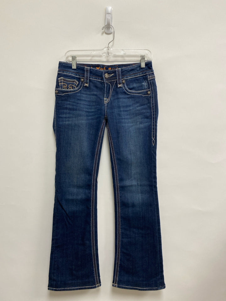 Rock Revival Size 27 Faded Dark Blue Ladies Jeans