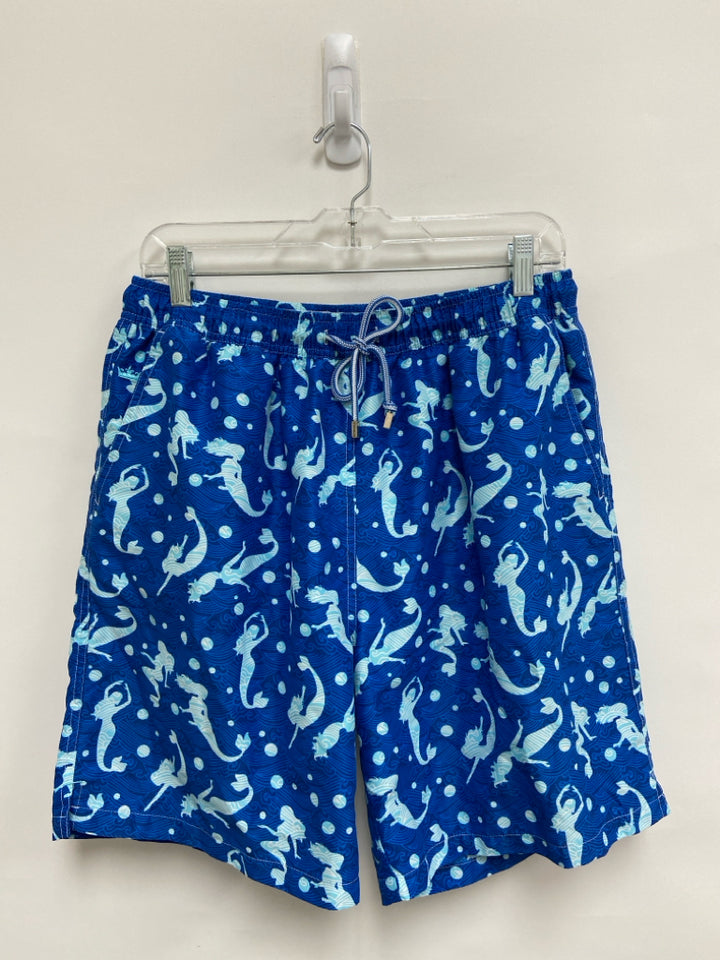 Peter Millar Size L Blue Aqua Mermaid Men&