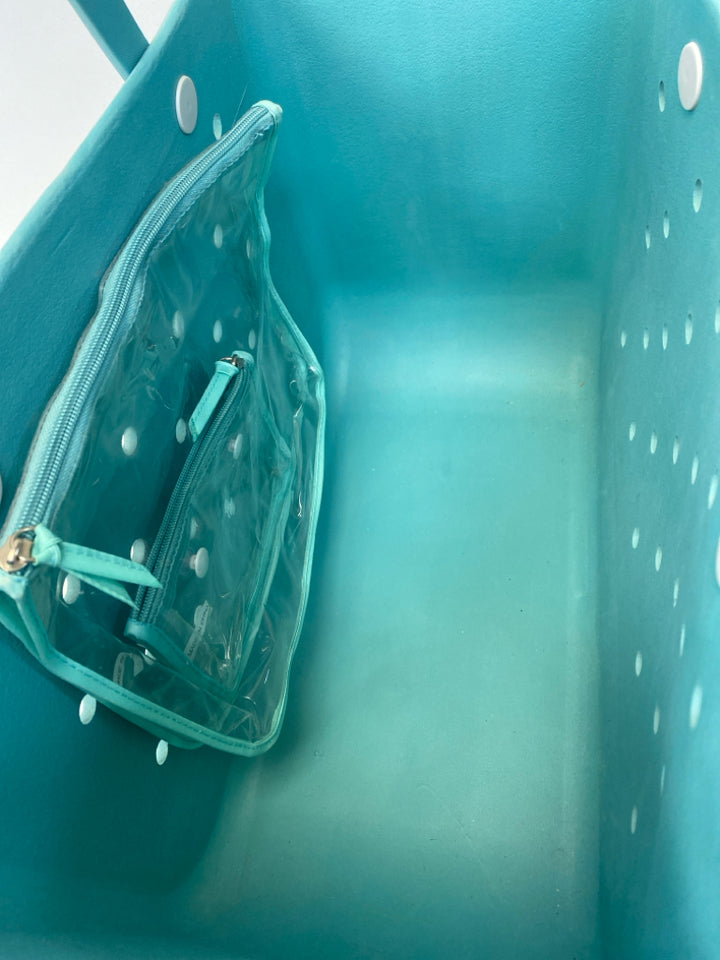 Bogg Bag Turquoise Tote Bag